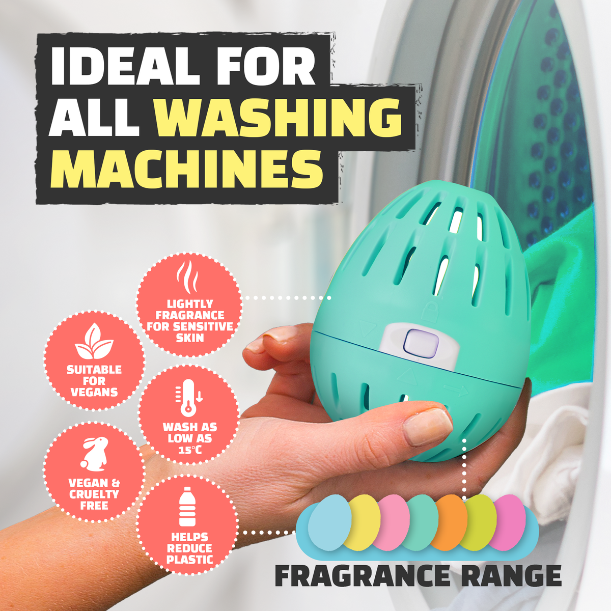 Ecoegg Laundry Egg Washing System - Tropical Breeze - Mad About Nature