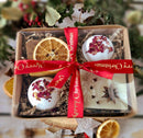 Handmade Luxury Christmas Soap & Bath Bomb Gift Box. All natural, vegan & vegetarian friendly. - Mad About Nature