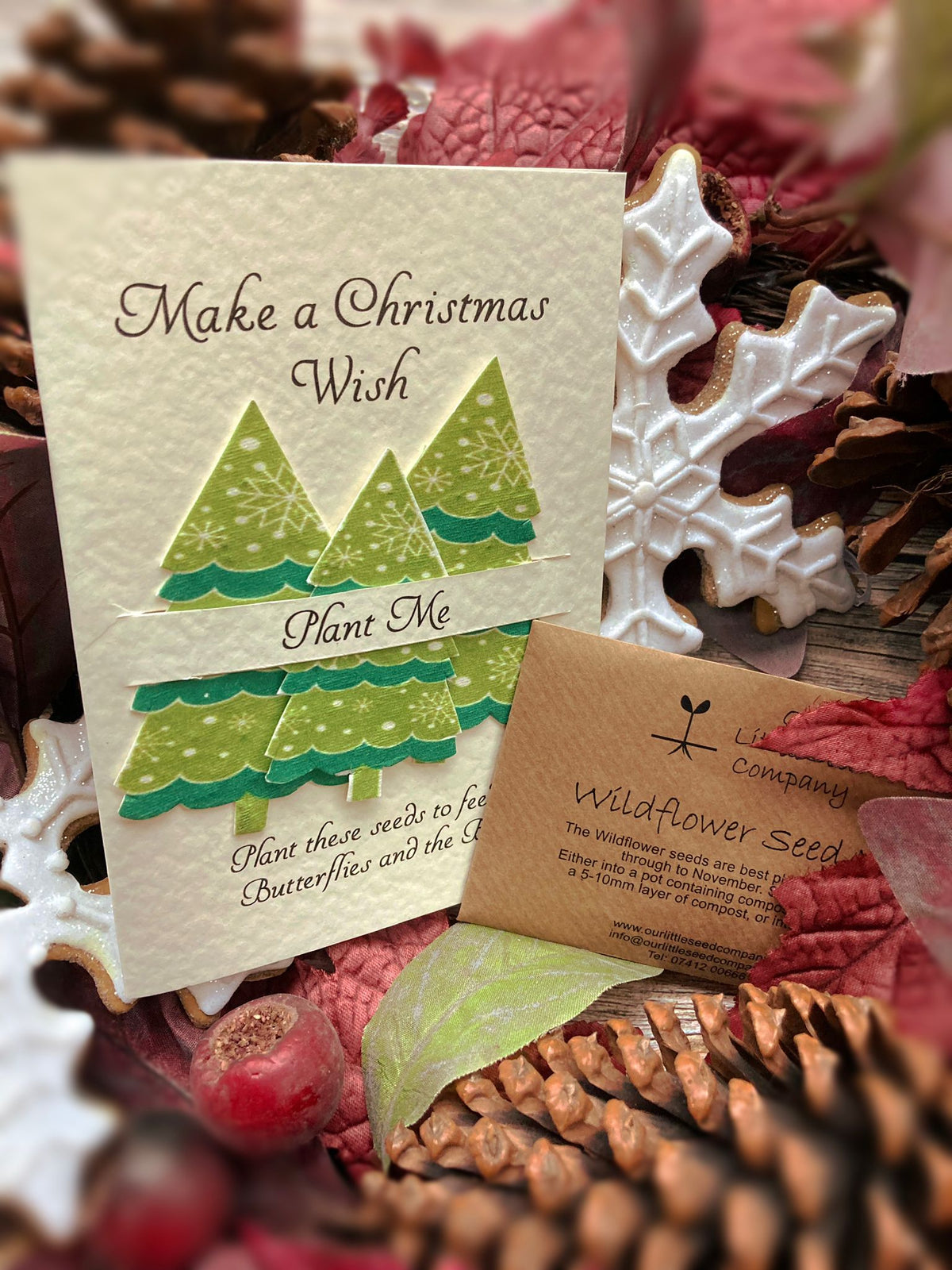 Christmas Pamper Gift Box with Beautiful Soap, Bath Bombs & Bath Salts - Mad About Nature