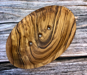 Handmade Soap Selection Box with Olive Wood Soap Dish and a Sisal Scrub Sponge - Palm Free Soap