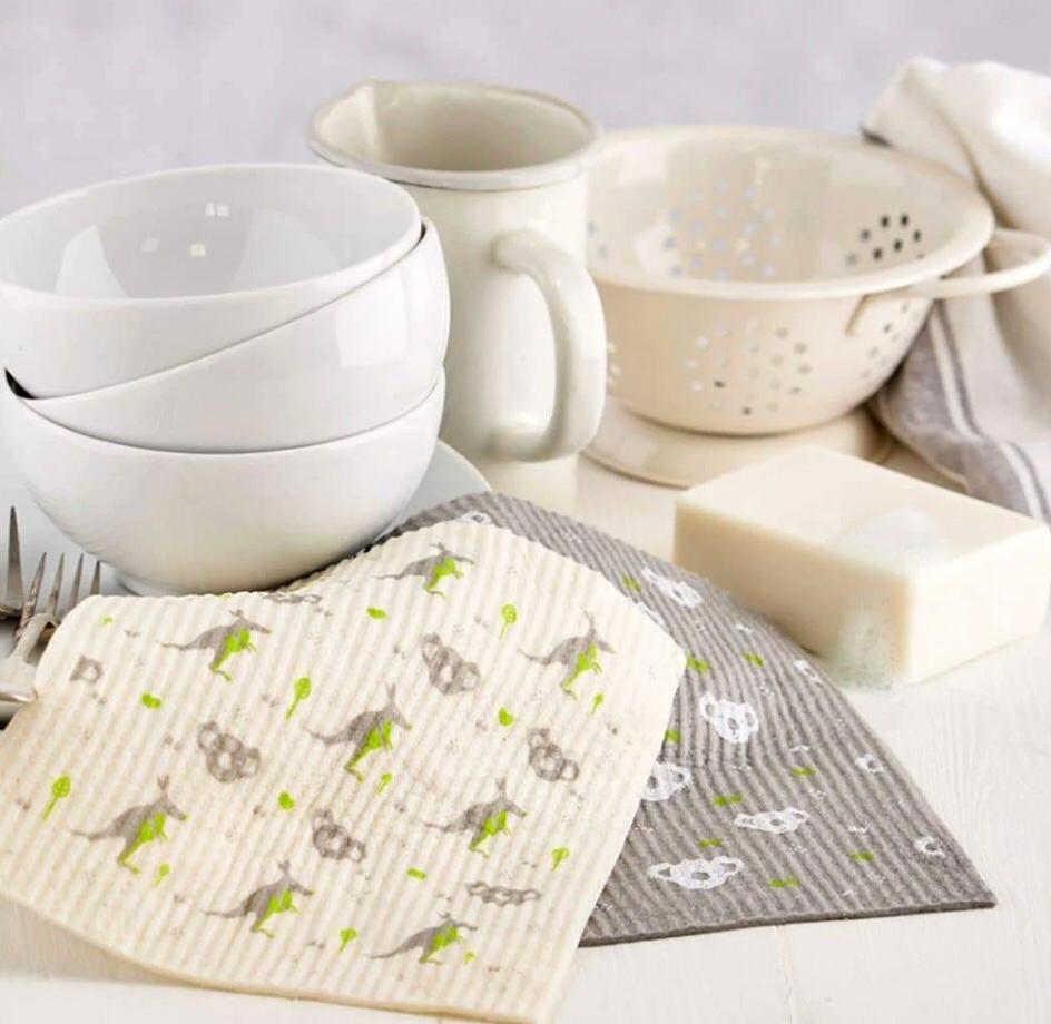 Compostable Sponge Cloths (2 pack)