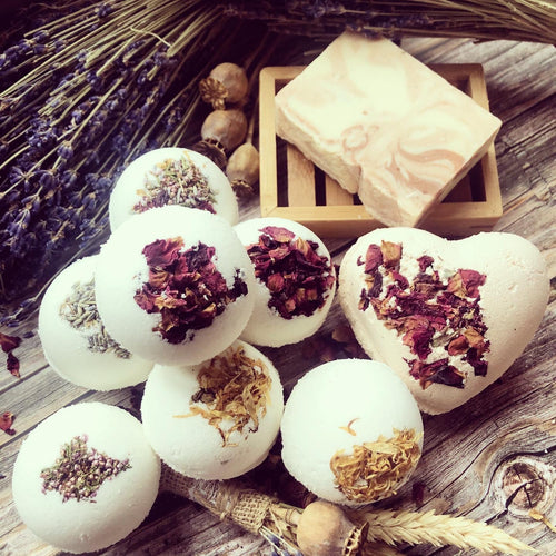 Botanical Bath Bombs - various sized packets. - Mad About Nature