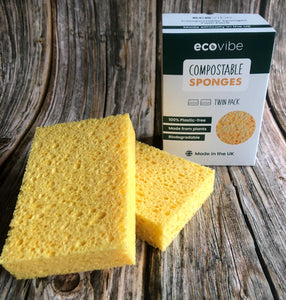 Compostable Sponges (2 pack) - Mad About Nature