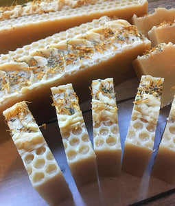 Honey with Bergamot & Cedarwood - Handmade Cold Processed Soap - Mad About Nature