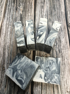 Himalayan Salt Soap Bar - Peppermint & Activated Charcoal - Mad About Nature