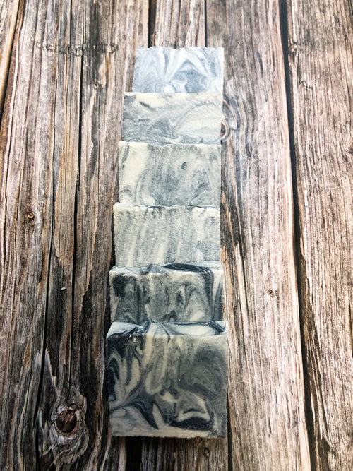 Himalayan Salt Soap Bar - Peppermint & Activated Charcoal - Mad About Nature
