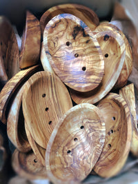 Olive Wood Soap Dish