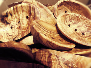Olive Wood Soap Dish - Mad About Nature