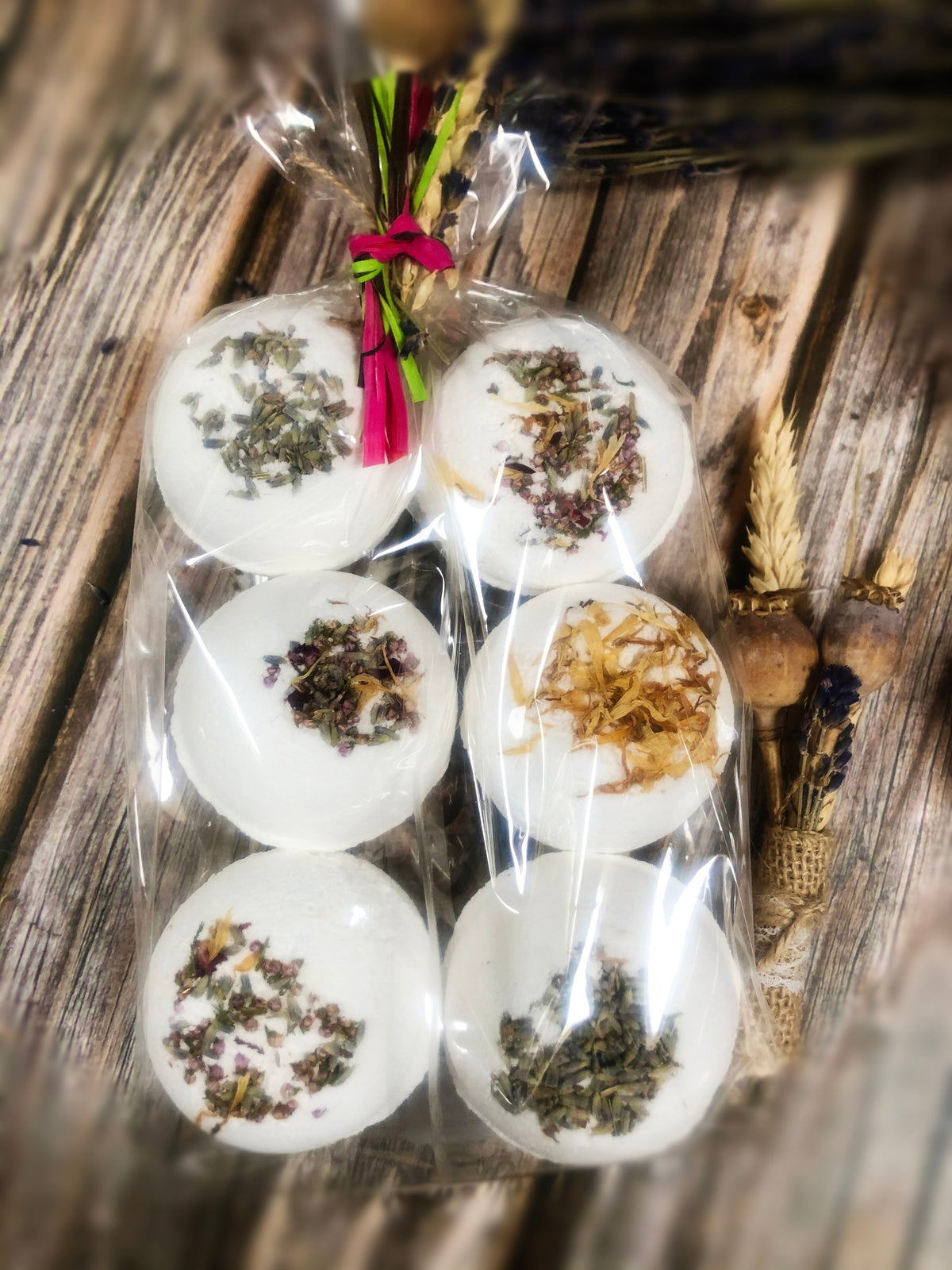 Botanical Bath Bombs - various sized packets. - Mad About Nature