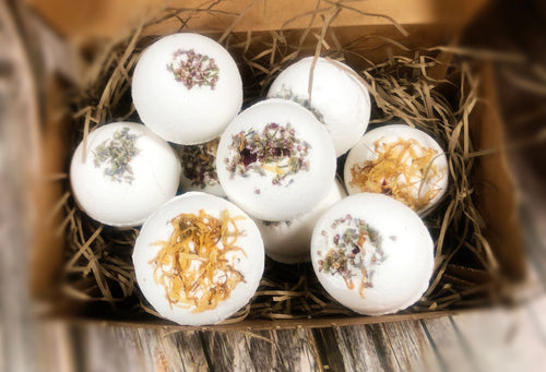 Botanical Bath Bombs - various sized packets. - Mad About Nature