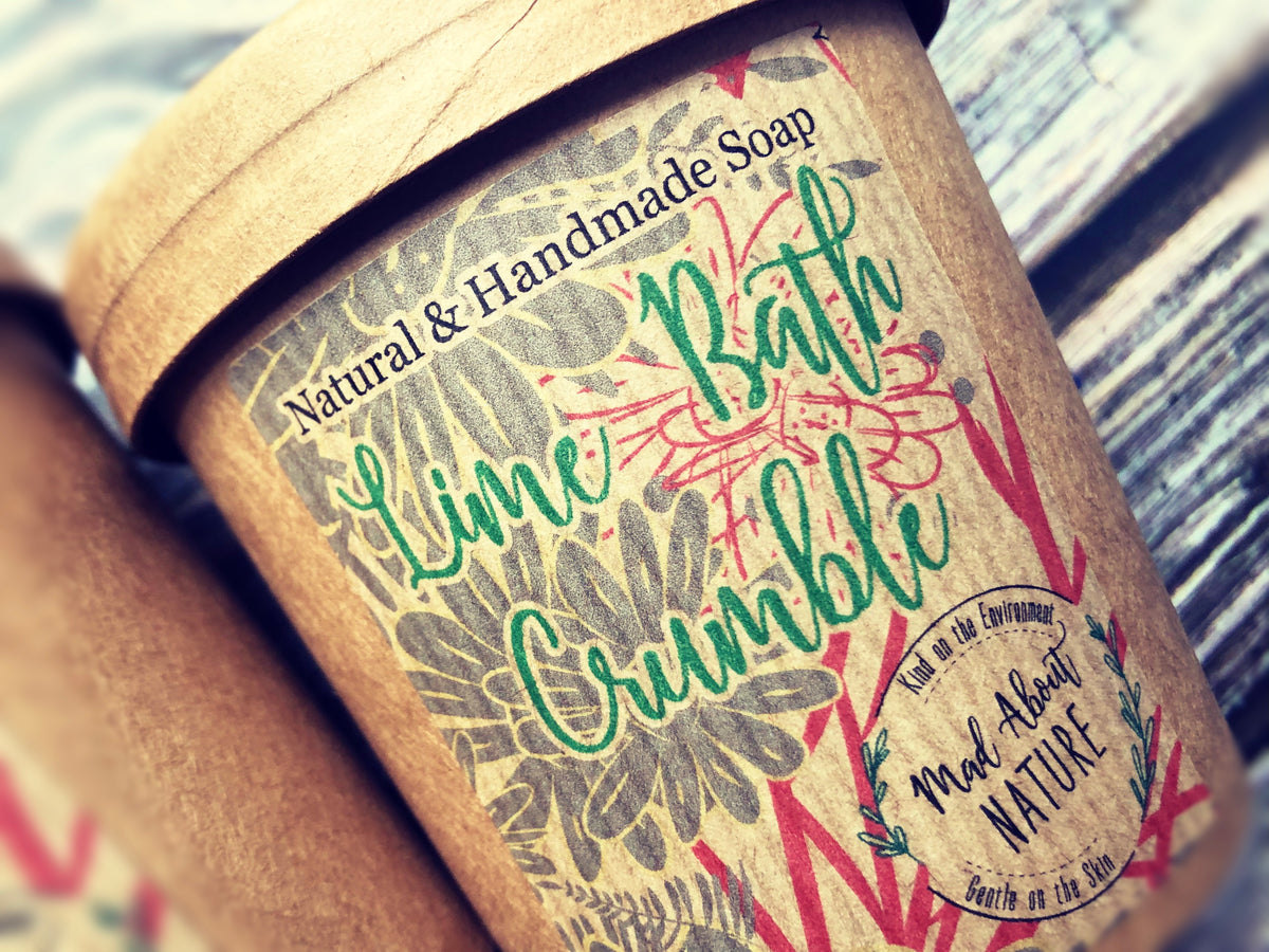 Lime Bath Crumble with Cocoa Butter
