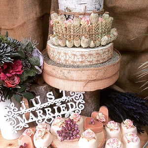 Natural soap wedding cake & favours - Mad About Nature