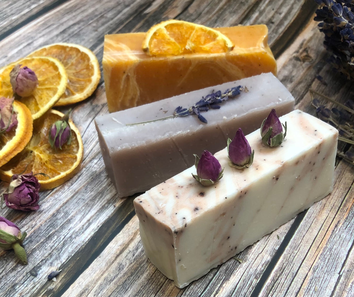 Beautiful Natural Handmade 3 Soap Gift Box (Wholesale)